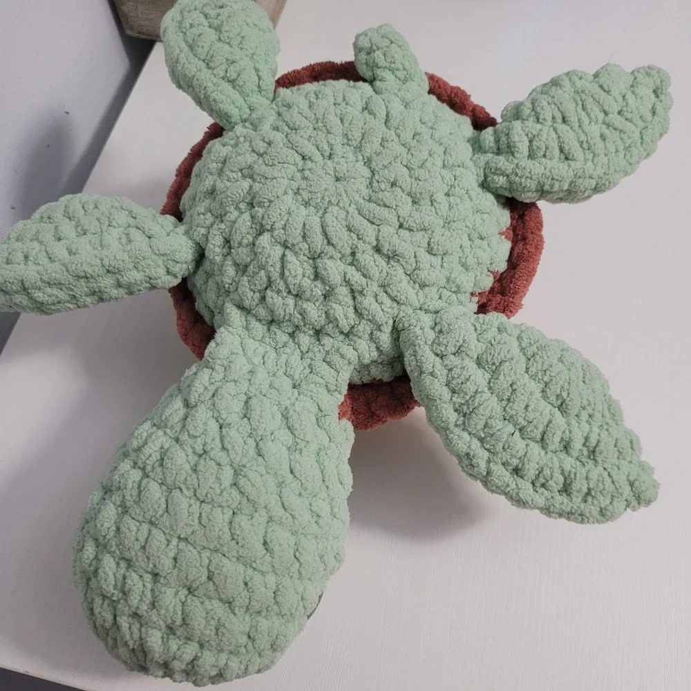 Handmade crochet sea